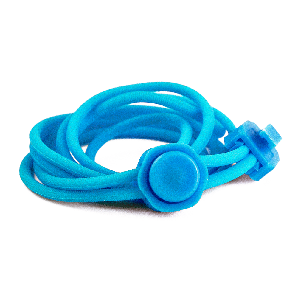 2GO Silicone Quicklaces 953 Light Blue 120 cm
