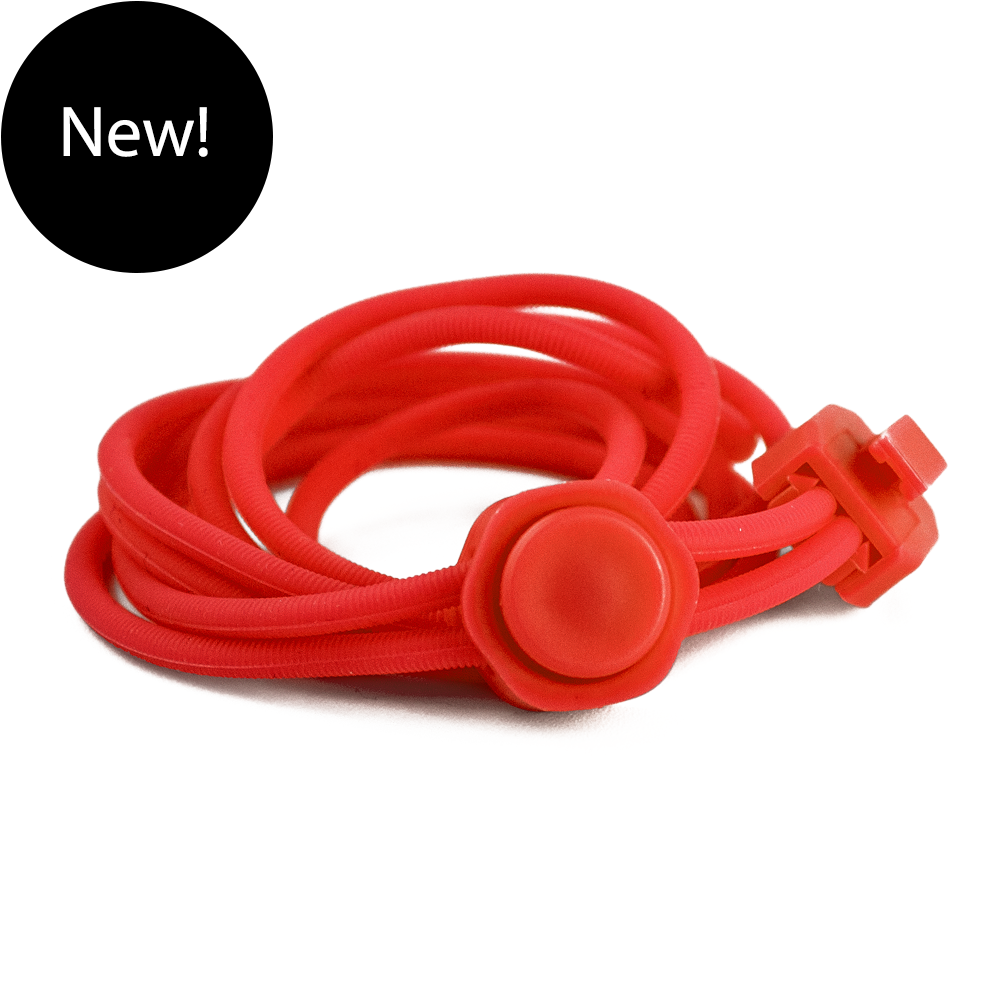 2GO Silicone Quicklaces 951 Red 120 cm