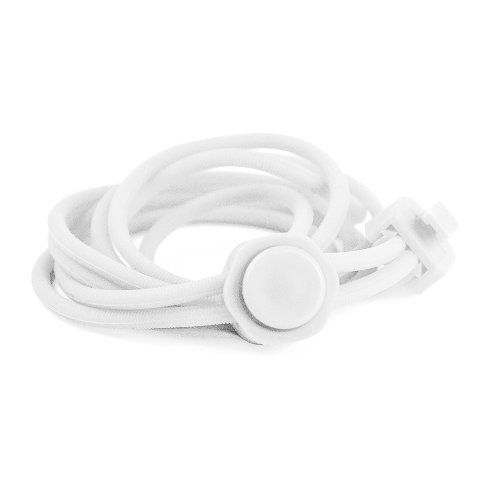 2GO Silicone Quicklaces 950 White 120 cm