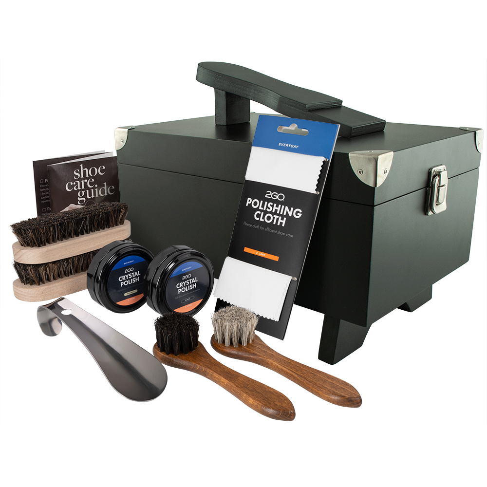 2GO Shoe Polish Box Black